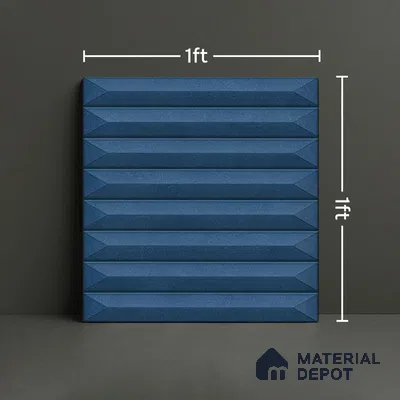 Faux Subway  Tile TL 07241 Crayon 1001 1 ft x 1 ft Ceramic Glossy Finish - 9 mm  | 2 mm Spacer is Mandatory | Please Expect a Slight Variation of Pattern (Sample)